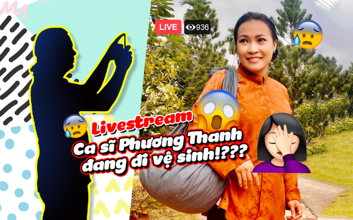 Phương Thanh hoảng hốt kể câu chuyện, đi vệ sinh cũng bị quay livestream