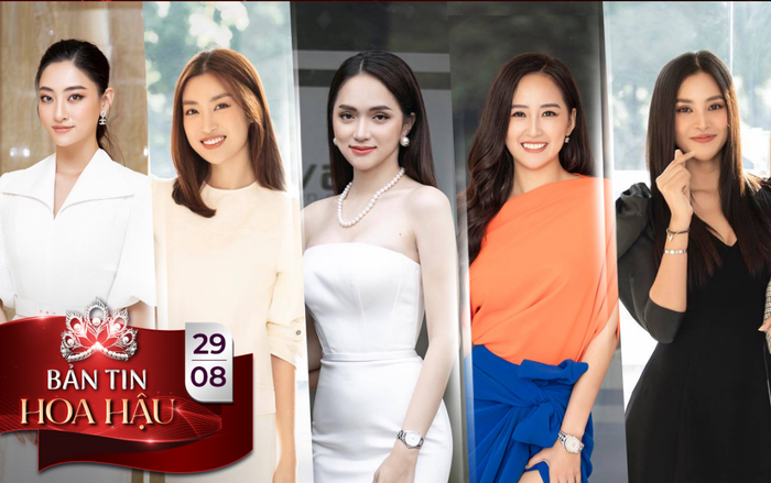 Hương Giang - Mai Phương Thúy - Lương Thùy Linh - Tiểu Vy đẹp hết phần thiên hạ đồng hành cùng Hoa hậu Việt Nam 2020