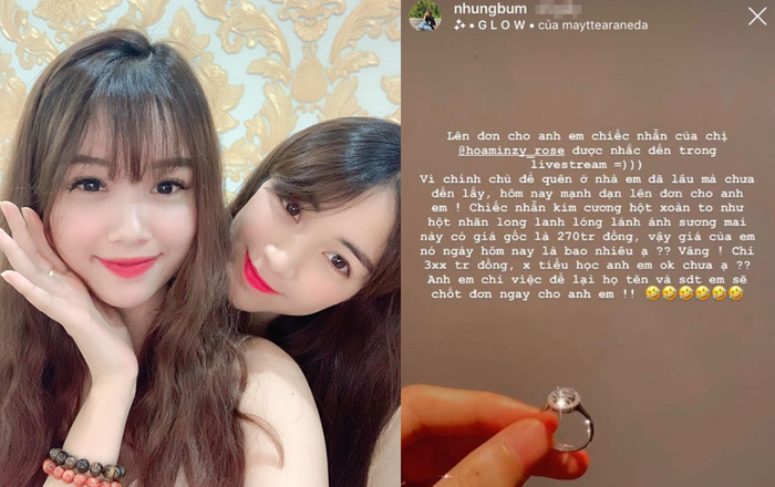 Bạn gái Văn Toàn công khai 'bán' nhẫn kim cương của Hoà Minzy