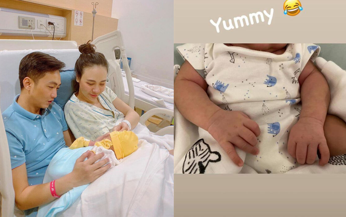 Khoe ảnh 'tiểu công chúa' mới sinh, Đàm Thu Trang và Cường Đô La được khen chăm con khéo quá