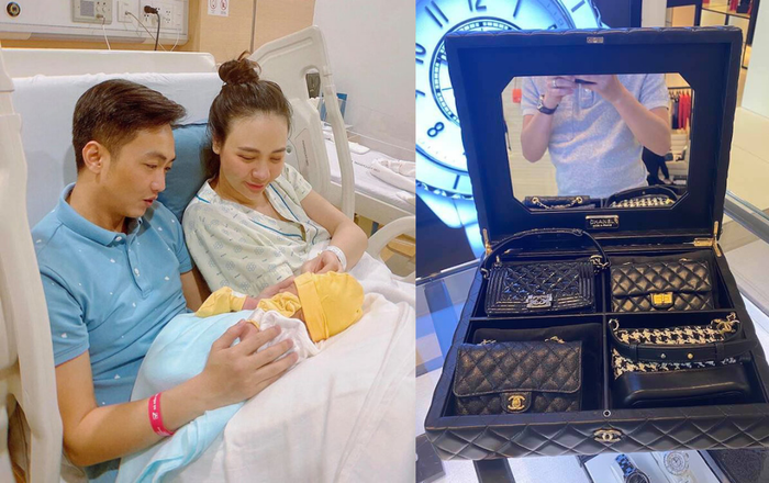 Vừa mới sinh, 'tiểu công chúa' nhà Cường Đô La được sắm 'sương sương' cả dàn phụ kiện hàng hiệu