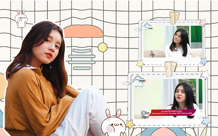 Xuất hiện trên sóng truyền hình, nữ Thủ khoa khối D chiếm trọn trái tim CĐM bởi loạt biểu cảm cực kỳ đáng yêu