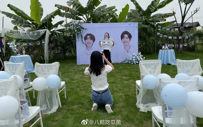 Có một không hai: Fan cuồng tổ chức đám cưới cho... Vương Nhất Bác và Tiêu Chiến