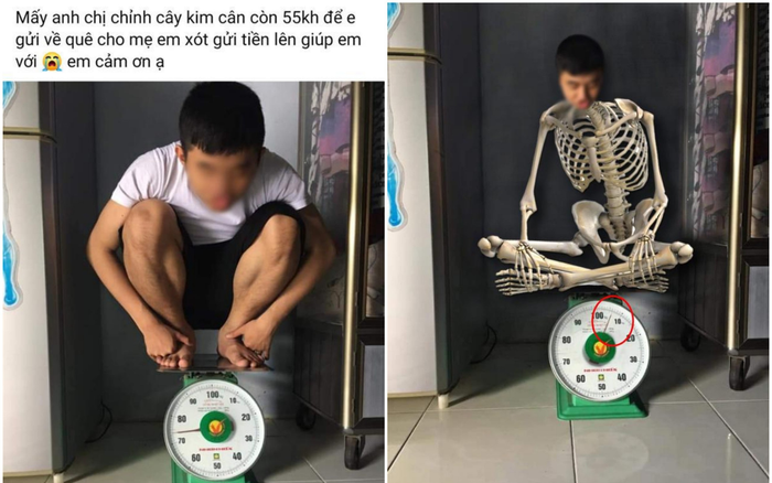 Giảm cân thời đại 4.0, thanh niên nhờ dân mạng chỉnh ảnh còn 55 kg và cái kết 'khó đỡ'