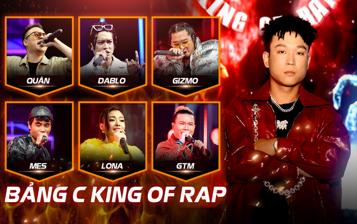 Lil'Shady cầm trịch bảng C King Of Rap: Dablo - Mes - Gizmo - Lona - GTM - Ngắn sẵn sàng 'khai hỏa'