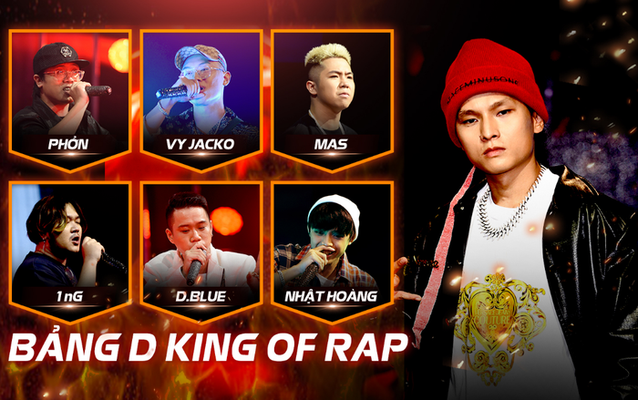 Datmaniac dẫn dắt Nhật Hoàng - 1nG - Phởn - VY Jacko ở bảng D King Of Rap: Quyết tâm lật ngược tình thế?