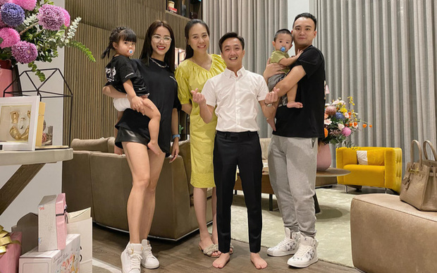 Đàm Thu Trang 'gây sốt' với thân hình thon thả sau sinh tiểu công chúa 1 tháng