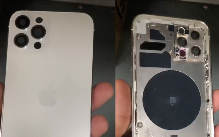 Rò rỉ mặt lưng 'bằng xương bằng thịt' của iPhone 12 Pro cho thấy 1 thay đổi đáng giá