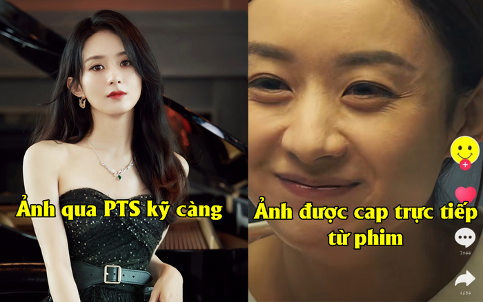 Triệu Lệ Dĩnh khiến fan phát hoảng khi làn da thật sự bị tiết lộ