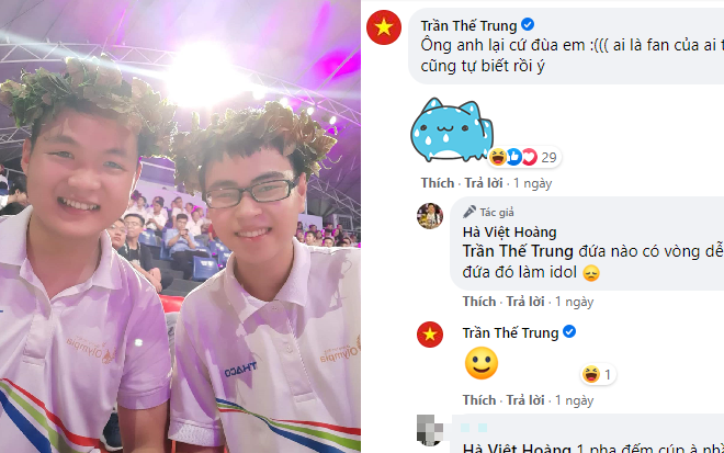 Khi Quán quân và Á quân Olympia cùng góp mặt trong một khung ảnh: 'Cà khịa' nhau cực mạnh khiến dân mạng thả like rần rần