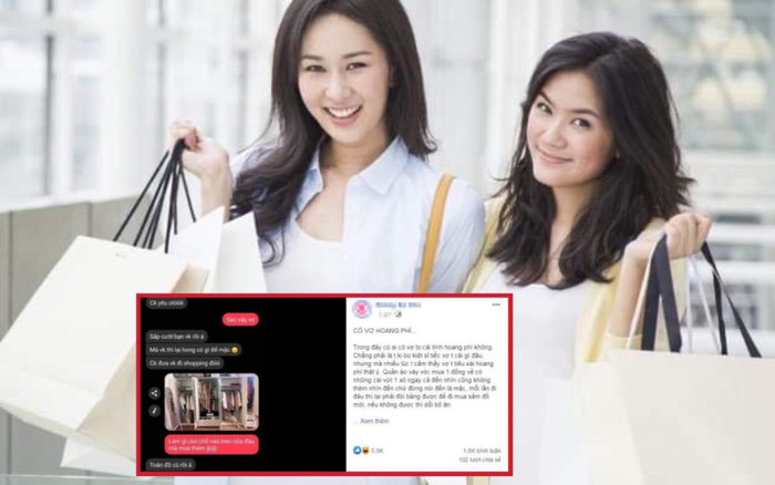 Tưởng nhận được sự đồng tình khi chia sẻ việc hoang phí của vợ, anh chàng lại hứng chịu 'gạch đá' từ cộng đồng mạng