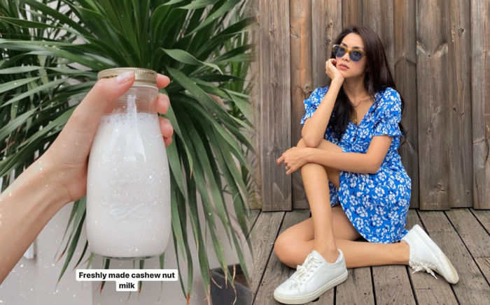 Loạt đồ uống ngon miệng đẹp mắt giúp Tăng Thanh Hà thon thả ở tuổi 35