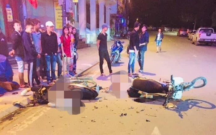 Va chạm xe máy trong đêm ở Sa Pa, hai thanh niên tử vong
