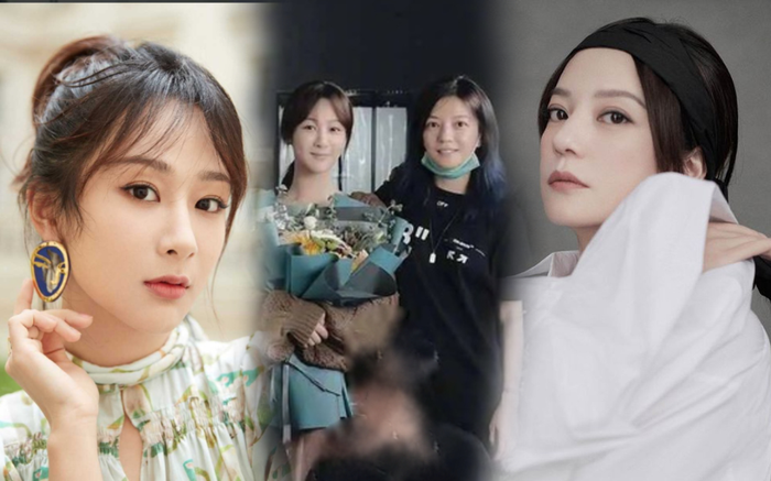 Triệu Vy và Dương Tử bị soi mặt mộc khi đứng chung khung hình