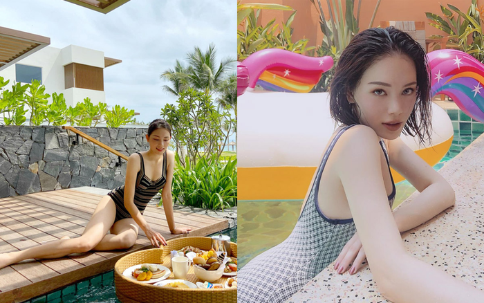 Linh Rin hiếm hoi diện bikini, khoe vóc dáng nuột nà cùng thần thái sang chảnh chẳng 'kém cạnh' mỹ nhân nào