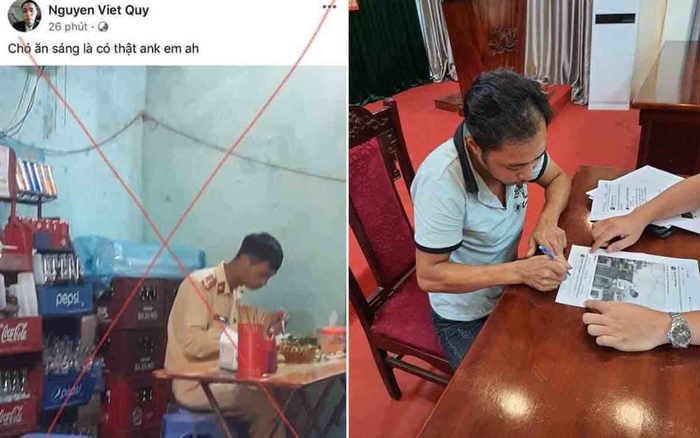 Công an triệu tập người đàn ông xúc phạm CSGT trên Facebook