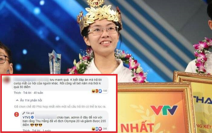 Một dân mạng 'khẩu nghiệp' cực nặng với Quán quân Olympia 2020 và màn đáp trả cực 'gắt' của nhân vật này sau 9 tháng dài đằng đẵng