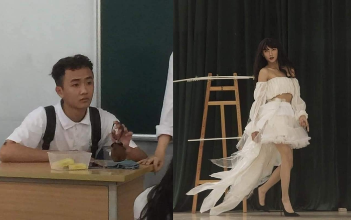 Lớp thiếu các bạn nữ diễn văn nghệ, nam sinh đành 'thế thân' với màn giả gái đỉnh cao khiến hội chị em xuýt xoa ghen tỵ