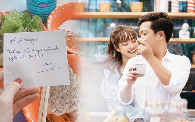 Trường Giang gửi đồ ăn tới trường quay cho Nhã Phương: 'Tình yêu từ anh ngọt ngào hơn ngàn lần nước súp'