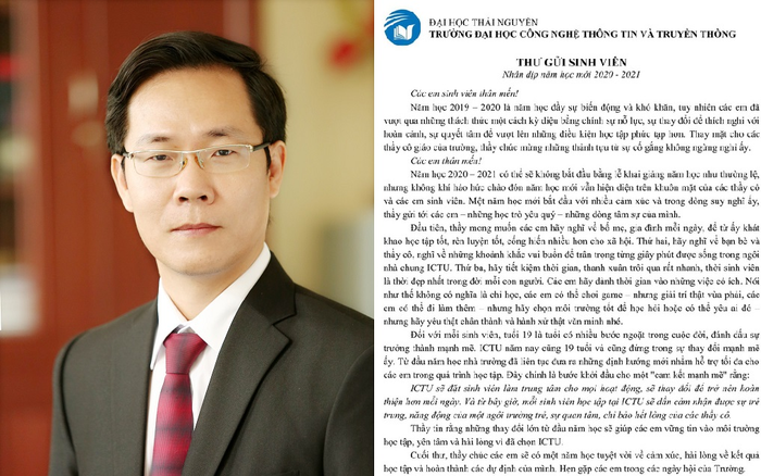 Sinh viên Thái Nguyên được dịp khoái chí khi đọc thư của thầy Hiệu trưởng: 'Các em có thể chơi game hoặc yêu ai đó...'