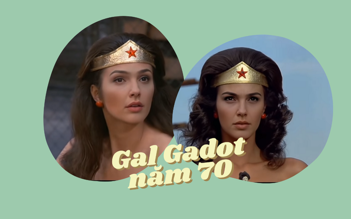 Gal Gadot sẽ như thế nào khi hóa thân thành Wonder Woman những năm 1970?