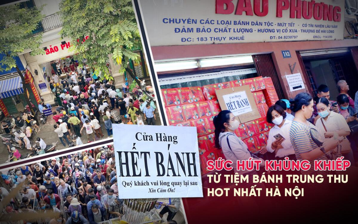 Sức hút khủng khiếp từ tiệm bánh trung thu hot nhất Hà Nội: Khách thưởng thức thoải mái nhưng mua phải xếp hàng cả tiếng, cửa hàng liên tục treo biển 'hết bánh'
