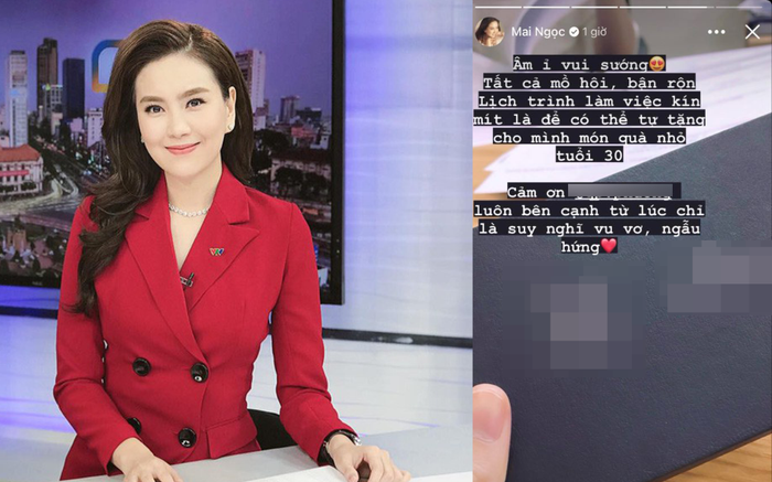 MC Mai Ngọc khoe quà sinh nhật vài tỉ, cơ ngơi ở tuổi 30 khiến dân tình xuýt xoa ngưỡng mộ