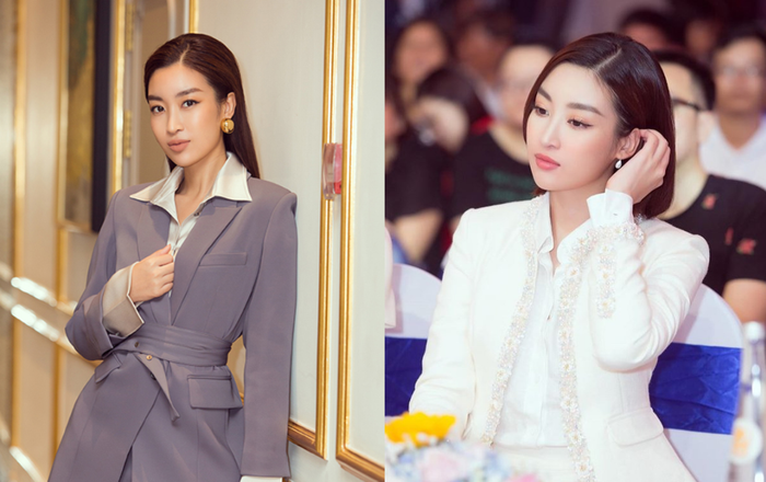 Chẳng cần váy áo điệu đà, Đỗ Mỹ Linh 'chặt đẹp' dàn mỹ nhân với style nữ quyền