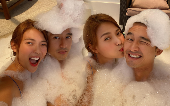 Mừng sinh nhật Lương Thế Thành, Thúy Diễm khoe ảnh tắm bồn cùng ông xã đầy ngọt ngào