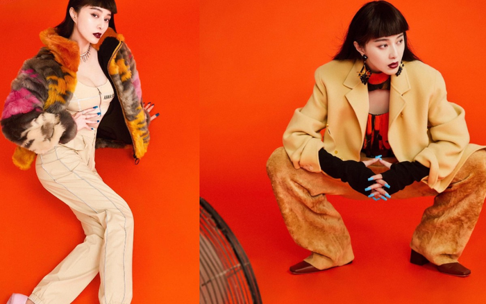 Phạm Băng Băng diện jumpsuit khoét ngực sâu tôn vòng 1 'khủng' siêu gợi cảm