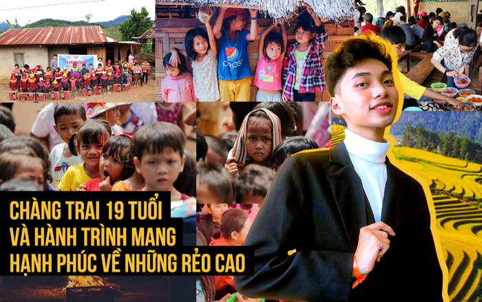 Chàng trai 19 tuổi và hành trình mang hạnh phúc về những rẻo cao