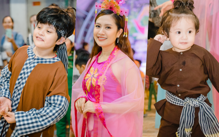 Thanh Thúy hóa 'chị Hằng', đưa hai 'chú Cuội' Cà Phê và Tết đến tổ chức Trung Thu tại mái ấm tình thương