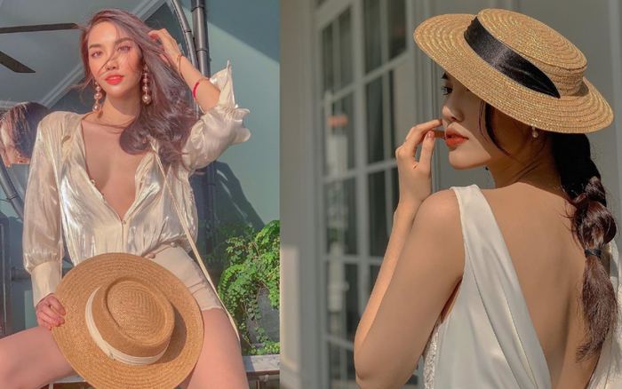 Lan Khuê gợi cảm vô đối khi diện áo bung hết cả nút