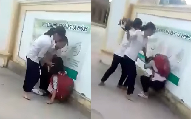 Kỷ luật 4 nữ sinh đánh hội đồng bạn, quay clip đưa lên mạng xã hội