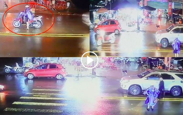 Clip: Thấy ô tô từ sau lao tới, người phụ nữ 'bỏ của chạy lấy người' khiến dân mạng vừa sợ vừa nể