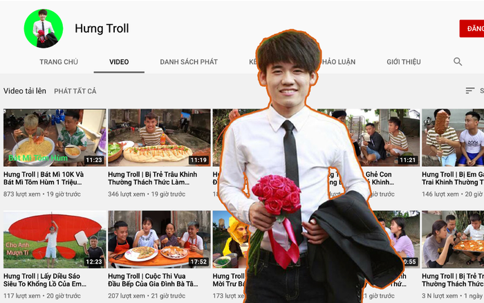 Xuất hiện kênh YouTube ăn theo con trai Bà Tân để câu tương tác