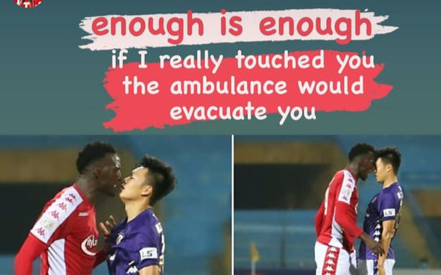 Thành Chung 'ăn vạ' khiến ngoại binh CLB TP.HCM nổi điên