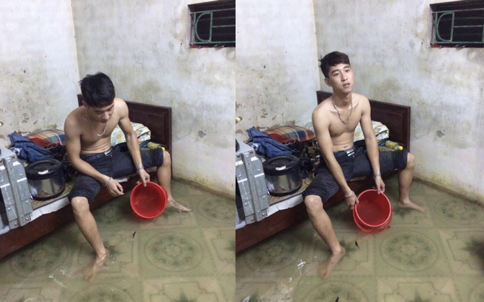 Nỗi khổ của sinh viên các tỉnh miền Trung những ngày mưa bão: Nước ngập tận mép giường, chỉ đành ngồi im đợi nước rút
