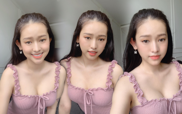 Hot girl Thúy Vi gây chú ý với vòng 1 bất ngờ 'phổng phao' sau hơn 1 năm tháo túi ngực