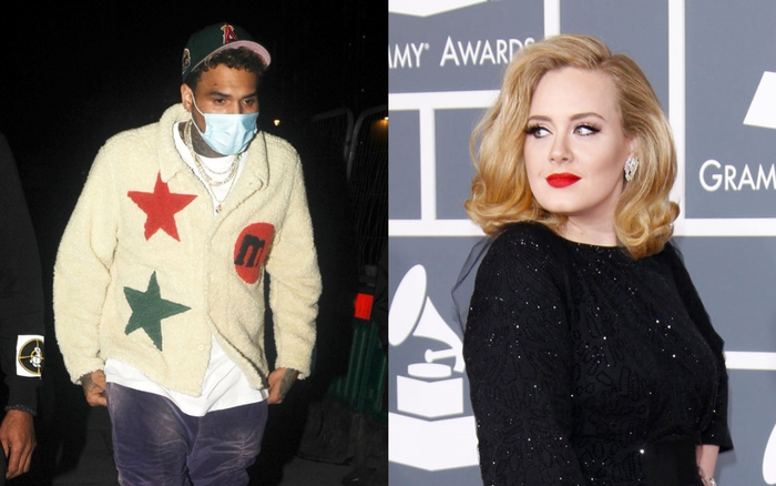 Bạn trai cũ từng hành hung Rihanna bị bắt gặp qua đêm tại nhà riêng của Adele ở London