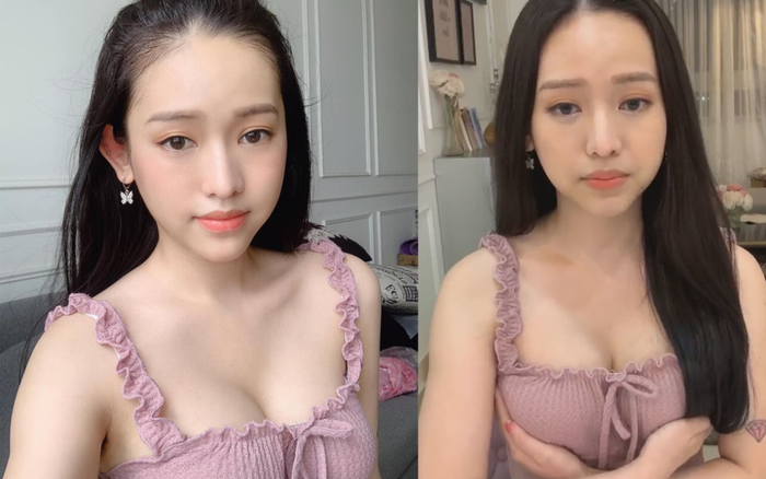 Thúy Vi thừa nhận nâng cấp, 'nắn chỉnh' vòng 1 ngay trên livestream khiến dân mạng 'đỏ mặt'