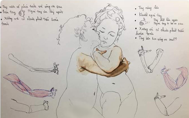 Nữ sinh lớp 8 khiến dân mạng 'trầm trồ' với những nét vẽ bằng bút bi chẳng kém cạnh họa sĩ