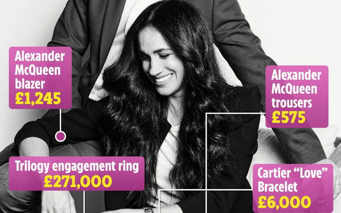 Công nương Meghan diện set đồ trị giá lên tới gần 9 tỷ đồng