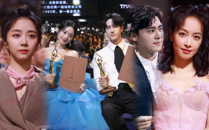 Toàn cảnh 'Kim Ưng 2020': Triệu Lệ Dĩnh - Vương Nhất Bác thắng giải, Tống Thiến tỏ thái độ trề môi và màn tấu hài của Lý Dịch Phong