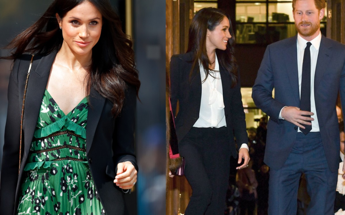 Cứ mỗi lần Meghan Markle diện đồ cũ, fan lại sôi sục săm soi từng cen-ti-met