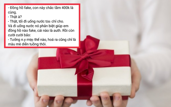 Chê bạn trai lương tháng 12 triệu mà tặng hàng nhái ngày 20/10, nữ chính bị dân mạng 'ném đá'