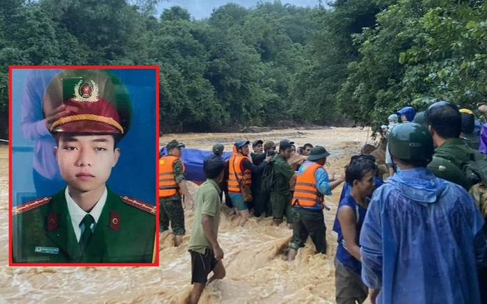 Xẻ rừng, vượt suối đưa thi thể Thượng úy bị lũ cuốn trôi trở về