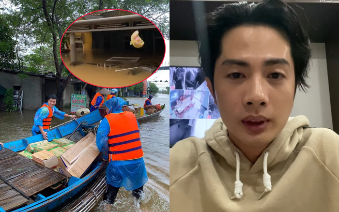 Huỳnh Phương FapTV lên tiếng khi bị chỉ trích ném đồ cứu trợ cho đồng bào miền Trung