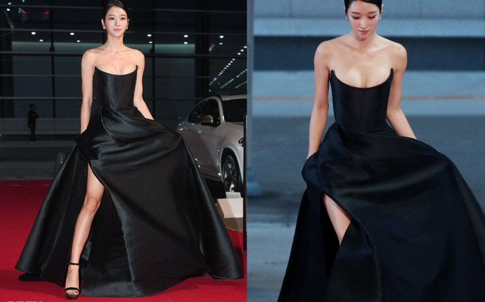 'Điên nữ' Seo Ye Ji o ép vòng 1 với chiếc váy hàng hiệu, chiếm trọn spotlight trên thảm đỏ