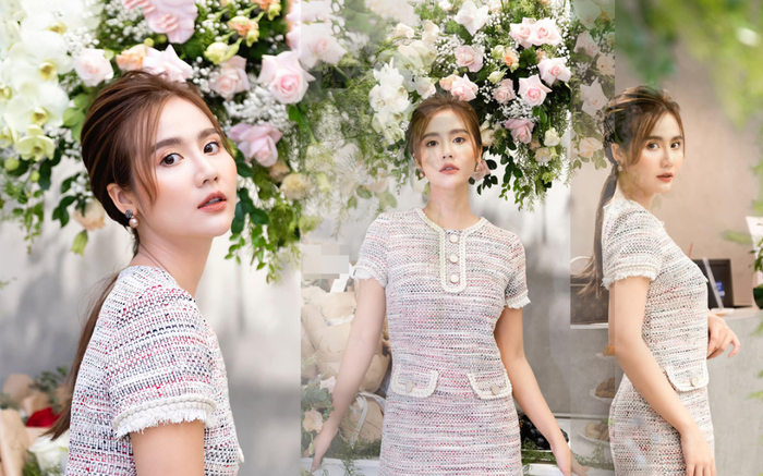 Huyền Lizzie gợi ý cách mặc đầm tweed đẹp ngọt ngào mà vẫn trẻ trung